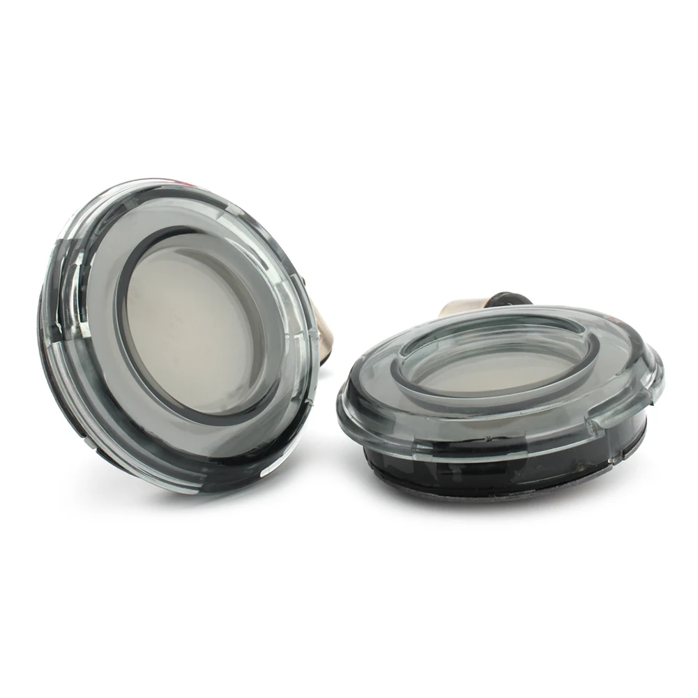 1 пара мотоциклетных светодиодных передних указателей поворота для Harley Davidson Dyna