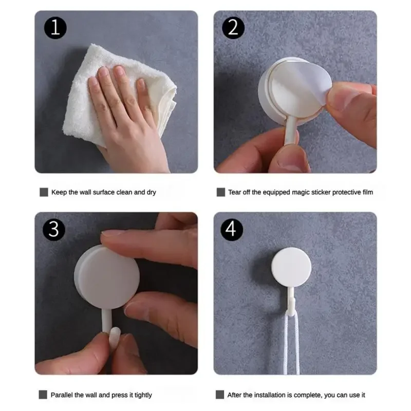 Самоклеящийся настенный крючок прочный без сверления сумка для пальто дверь