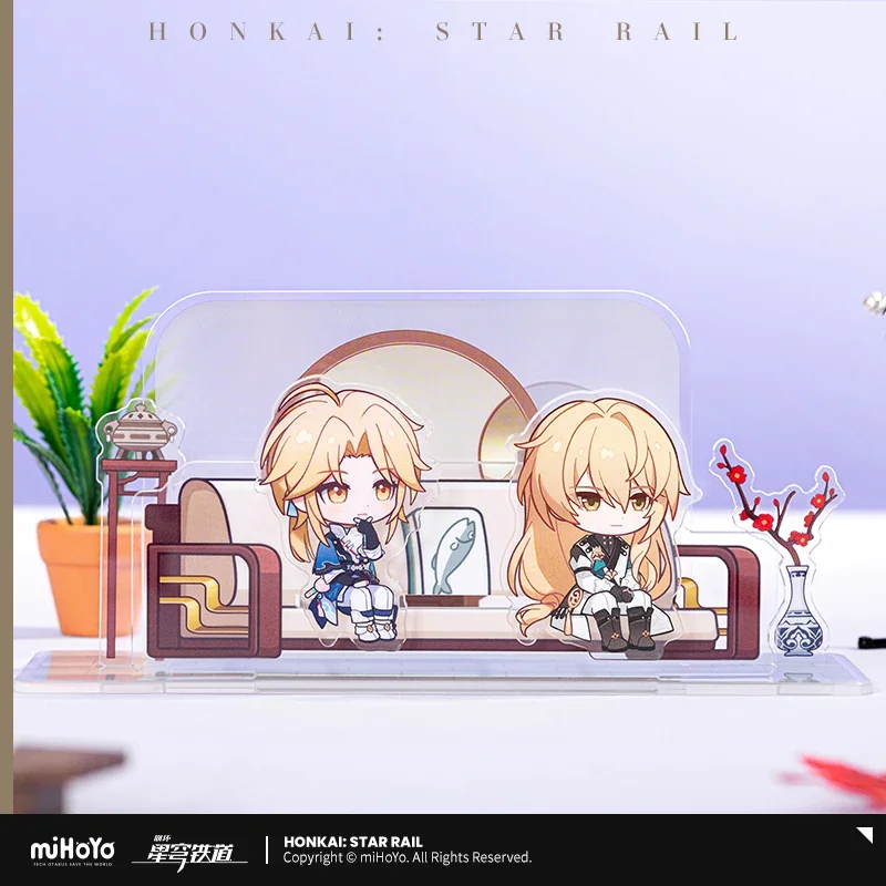 Официальная аниме-игра miHoYo Honkai: Star Rail Yan Qing Que Jing Yuan Firefly Cute Room Series Косплей Фигурка