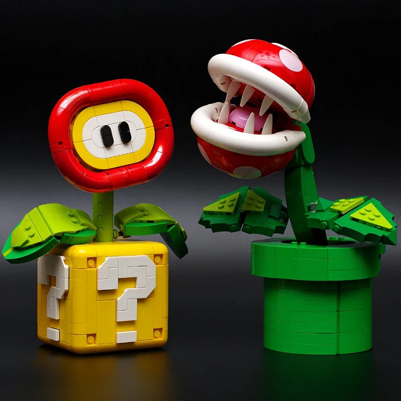 Новинка 2024 Модель Растения MOC Chomper Совместимая С Маленькими Строительными