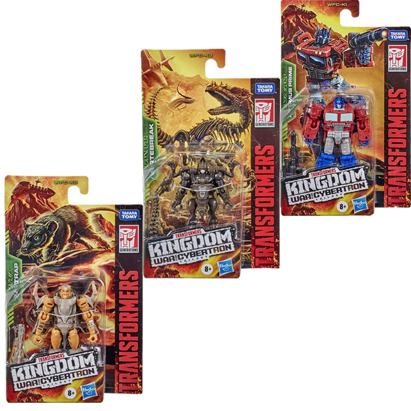 

Transformers Toys Generations War for Cybertron Kingdom Core Class Optimus Prime Vertebreak Action Figure Toys