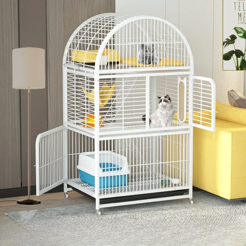 Домашняя сверхбольшая космическая клетка для кошек купольная многоэтажная