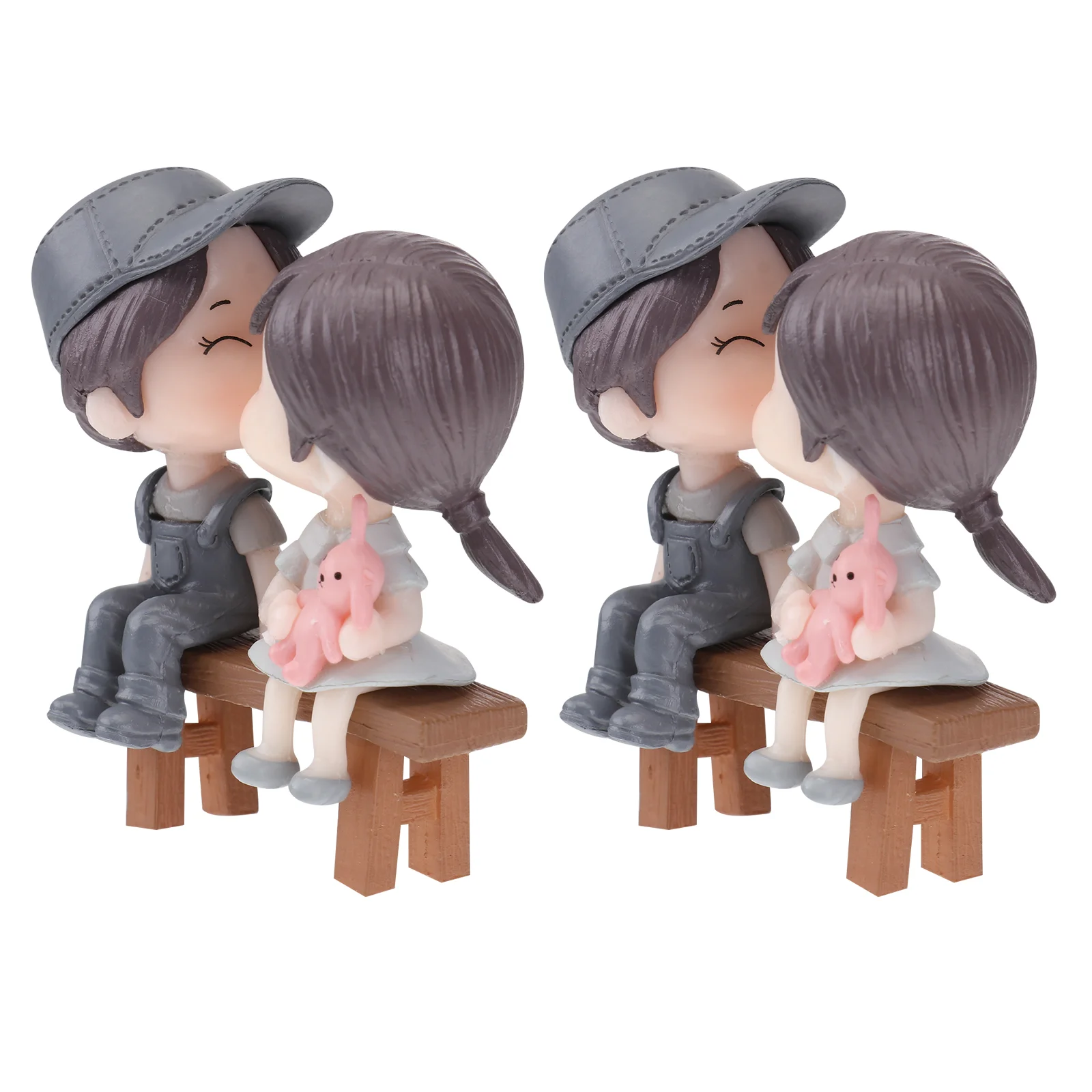 

Couplestatue Figurine Figurines Bonsai Human Friendship Statues Sculptures Wedding Crafts Decorations Her Love His Kissing