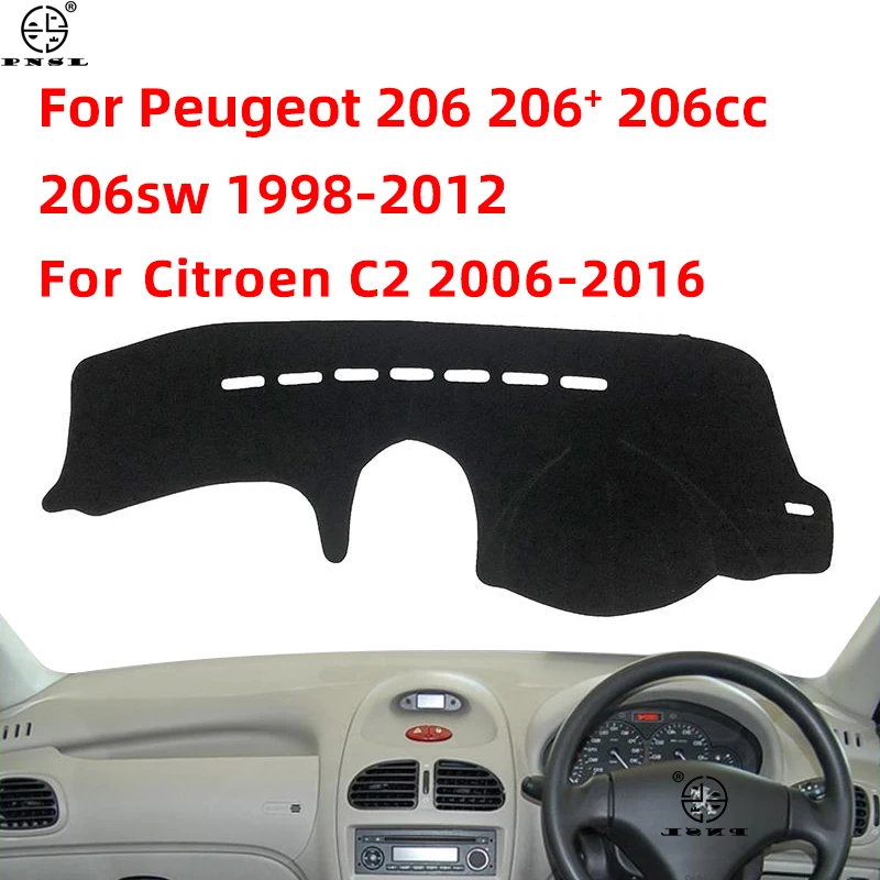 Приборная панель для Peugeot 206 + 206cc 206sw CC SW 1998 ~ 2012 Citroen C2 2006 2016