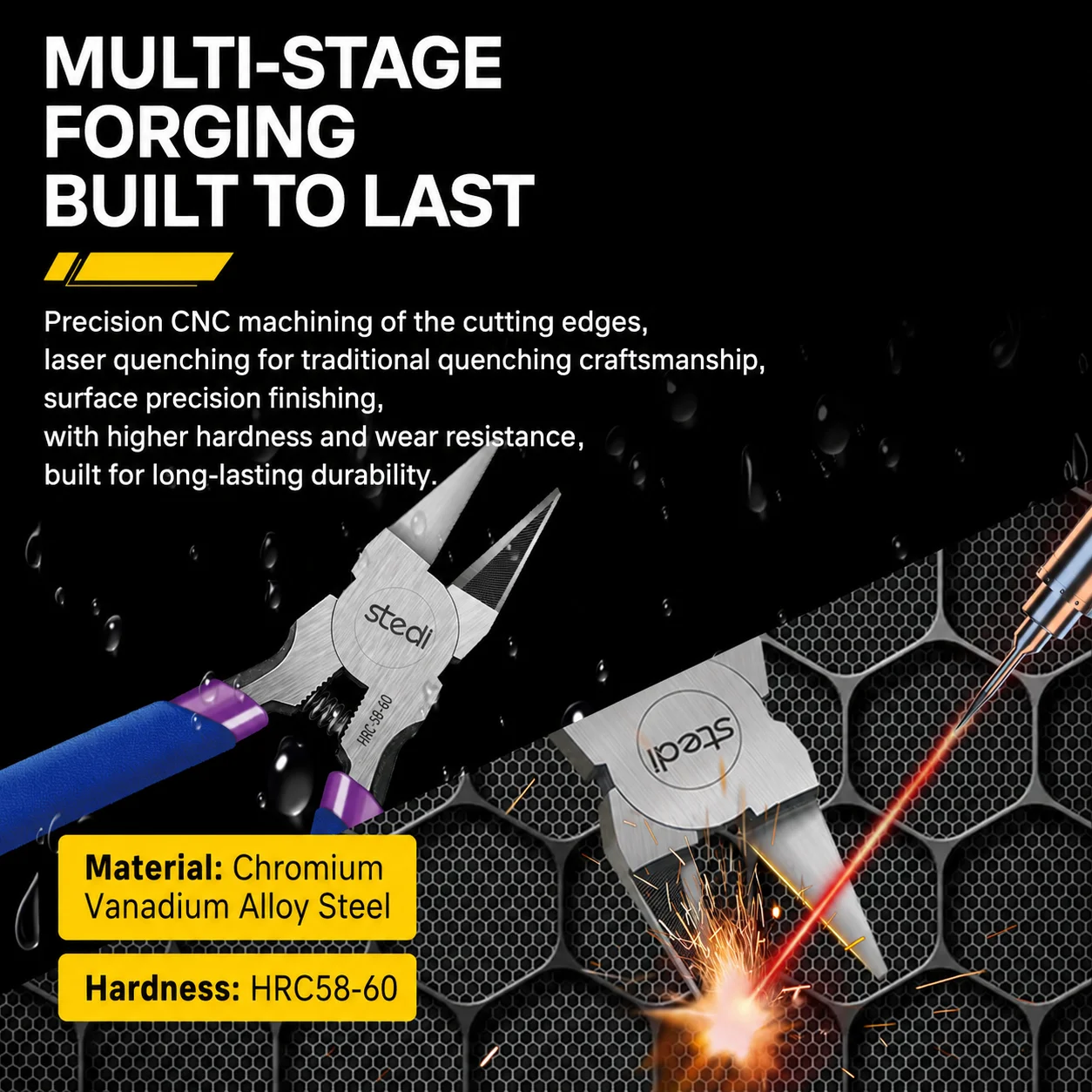 Фото Stedi MSL-106 – Ультратонкие кусачки с одним лезвием для резки литников пластиковых моделей и деталей из смолы, инструмент для моделирования и хобби. №4