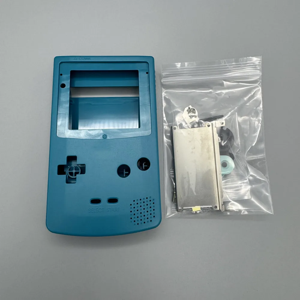 Фото Высококачественный цветной корпус Gameboy GBC, прочная сменная крышка, совместимая с 2,6-дюймовым 2,45-дюймовым 2,2-дюймовым ЖК-экраном №5