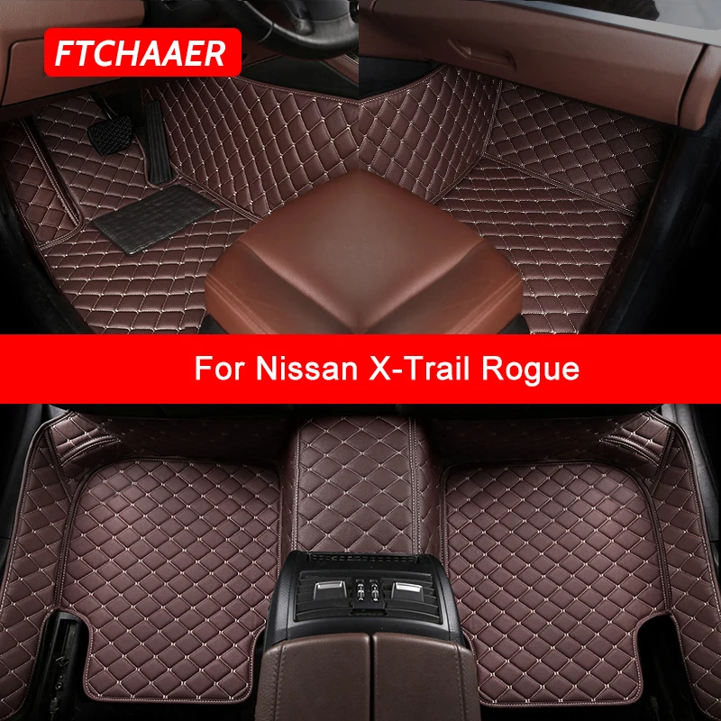 

FTCHAAER Custom Car Floor Mats For Nissan X-Trail Rogue XTrail Auto Accessories Foot Carpet