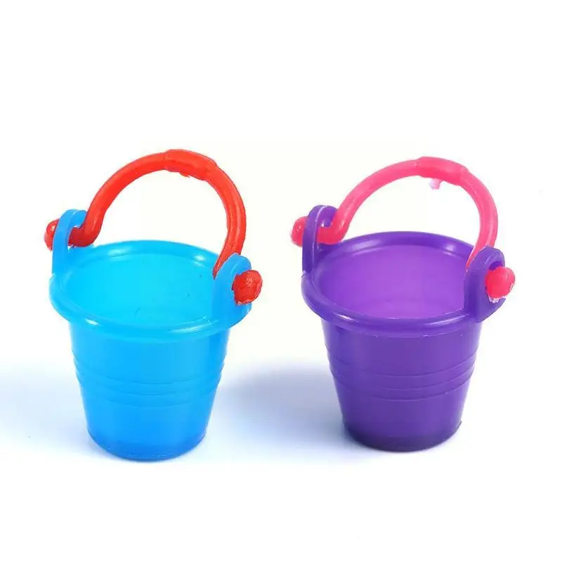 

5pcs 1:12 Dollhouse Miniature Water Barrel Bucket Model For 1/12 Dollhouse Bathroom Decor Kids Pretend Toy For Childre N5q4