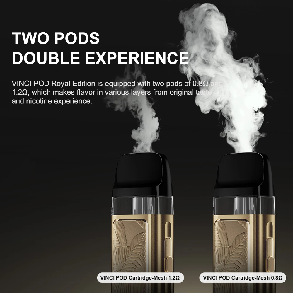 VOOPOO VINCI POD ROYAL EDITION Kit 15 Вт 800 мАч встроенный аккумулятор 2 мл Pod картридж Ом - купить
