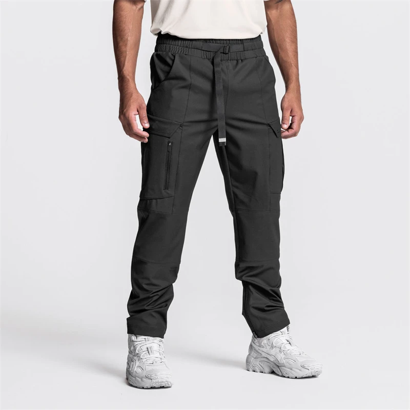 

Casual Sweatpants Men Jogger Multiple Pockets Hiking Cargo Pants Combat Loose Sports Workout Tactical Trousers