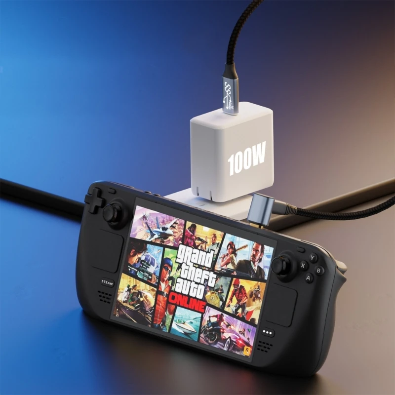 Кабель-удлинитель с разъемами USB Type-C и 90 градусов