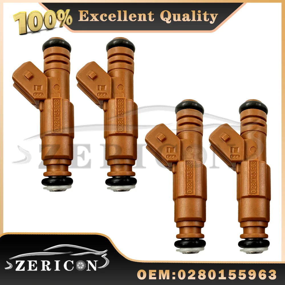 

4PCS Brand NEW 0280155963 Fuel Injectors Nozzle for Ford Australia Focus Mondeo Cougar 2.0 Car Parts