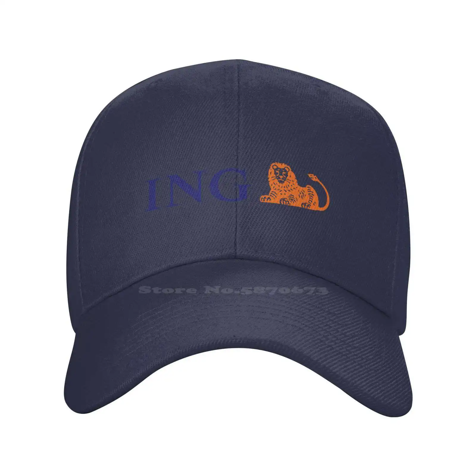

ING logo Fashion quality Denim cap Knitted hat Baseball cap