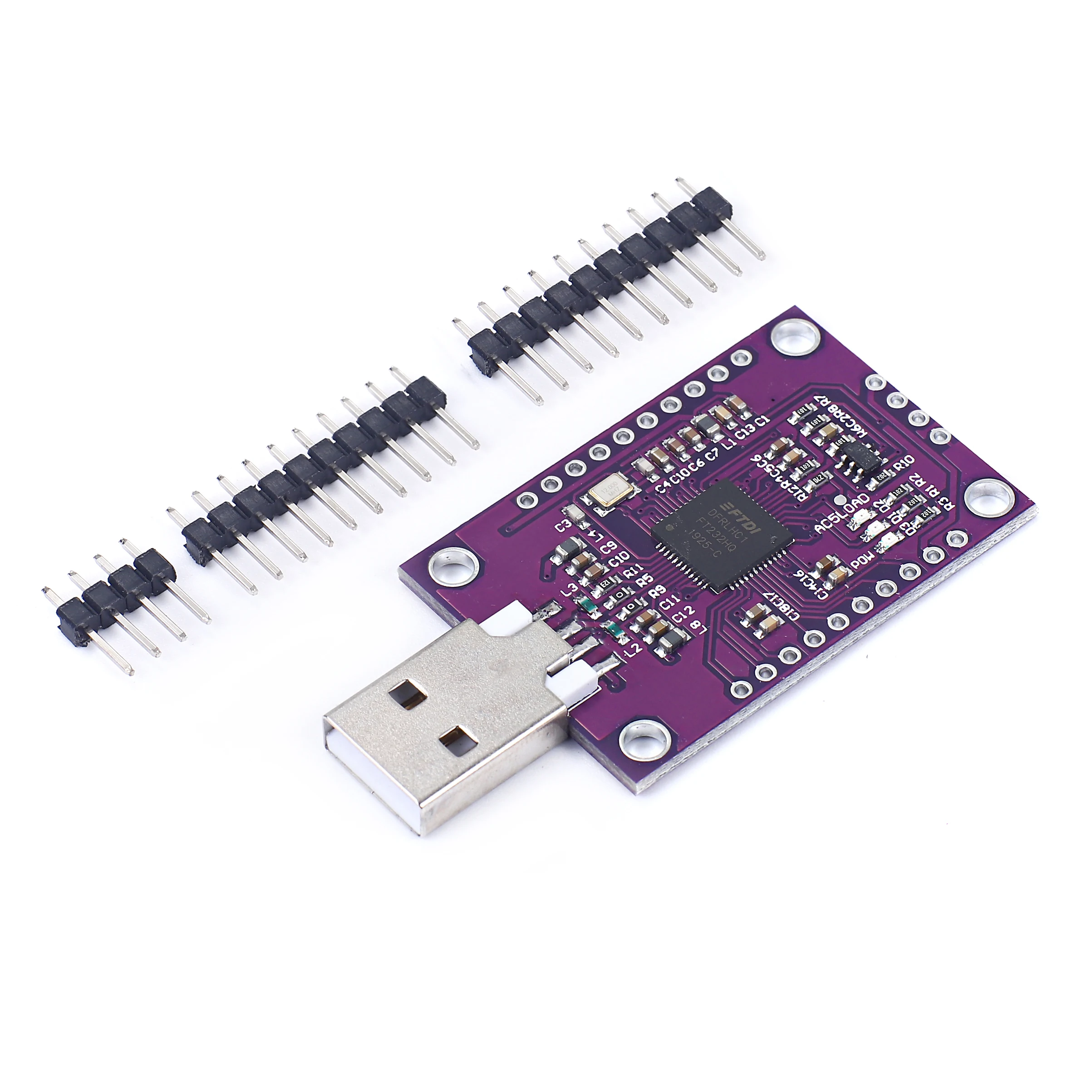 

MCU FT232H USB to JTAG UART FIFO SPI I2C High Speed Multifunction FT232H Serial Port Module
