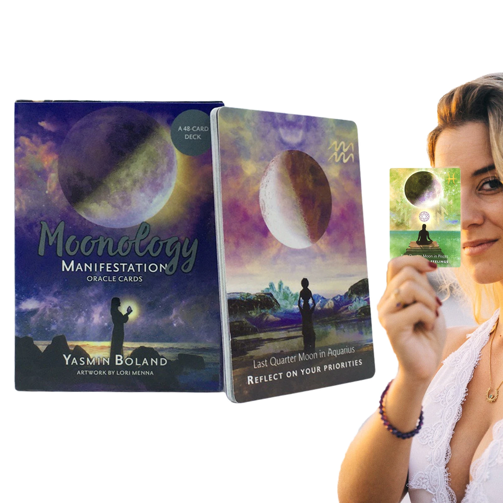 

Для Moonology карточки с изображением ораклов, английские настольные игры, гадания, судьба, домашние Семейные развлекательные игры, таро