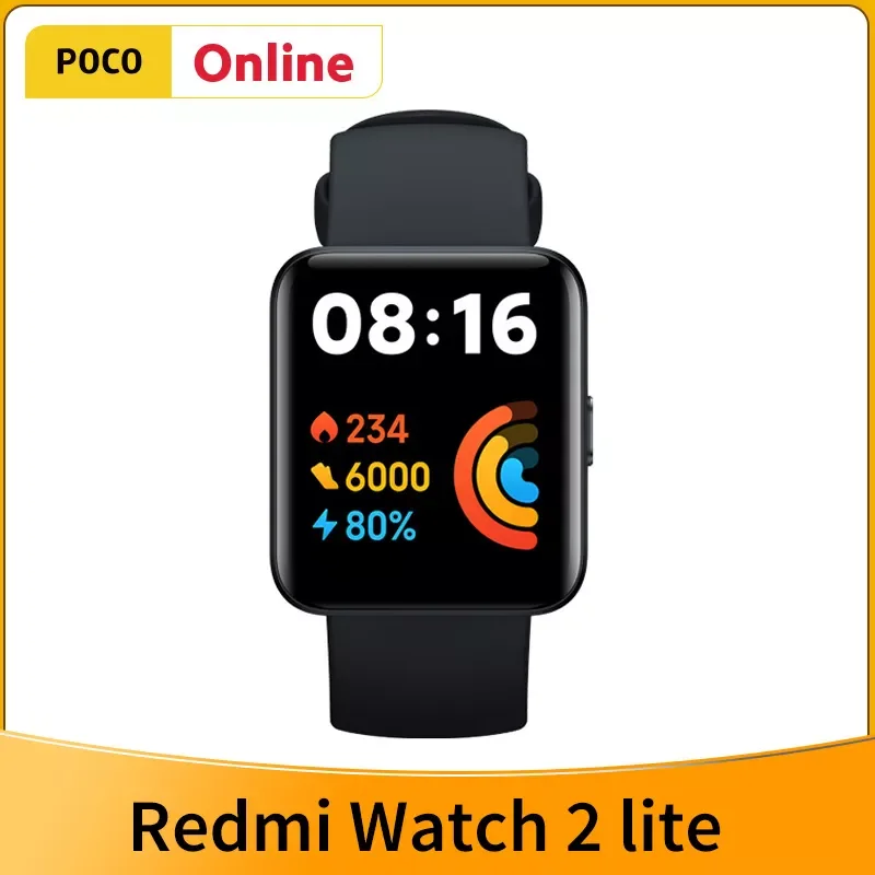 

Original Global Version Xiaomi Redmi Watch 2 Lite 1.55" HD Touch Display GPS Smartwatch Blood Oxygen Heart Rate Sport Brace