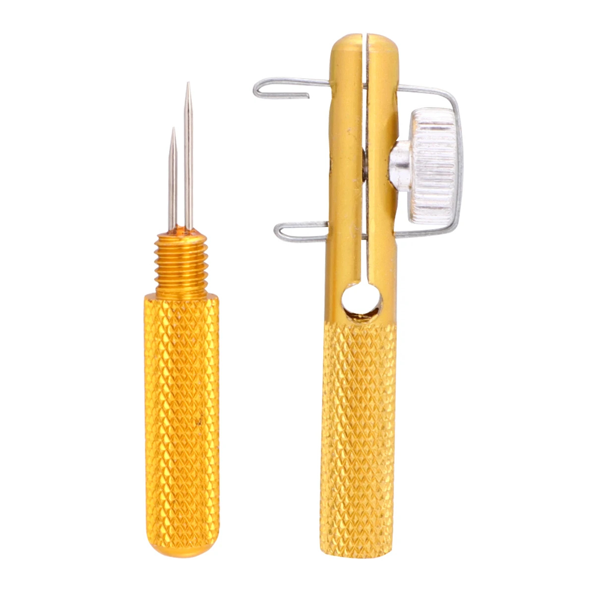 

Manual Fishing Line Knotter Dual-use Fishing Knot-tying Tool for Adults Elders Fishing Fishing Accessories(Golden)