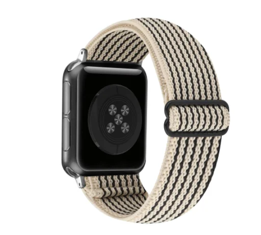Ремешок нейлоновый эластичный для Apple Watch Band 44 мм 40 45 41 42 38 браслет iWatch Series 3 5 SE 6 7 |