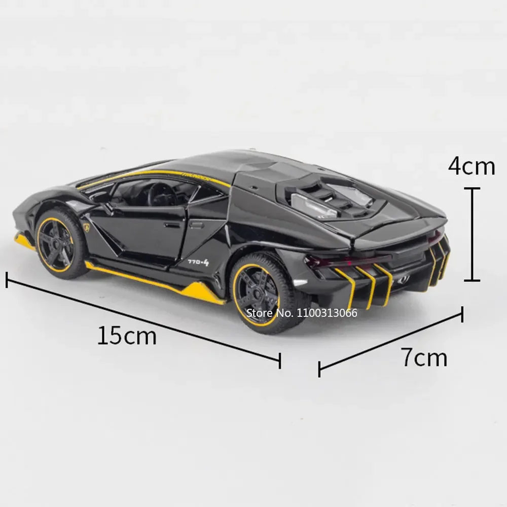 1:32 Lambo Lp770-4 Модель Суперспортивного Автомобиля Из Сплава Литая Под Давлением