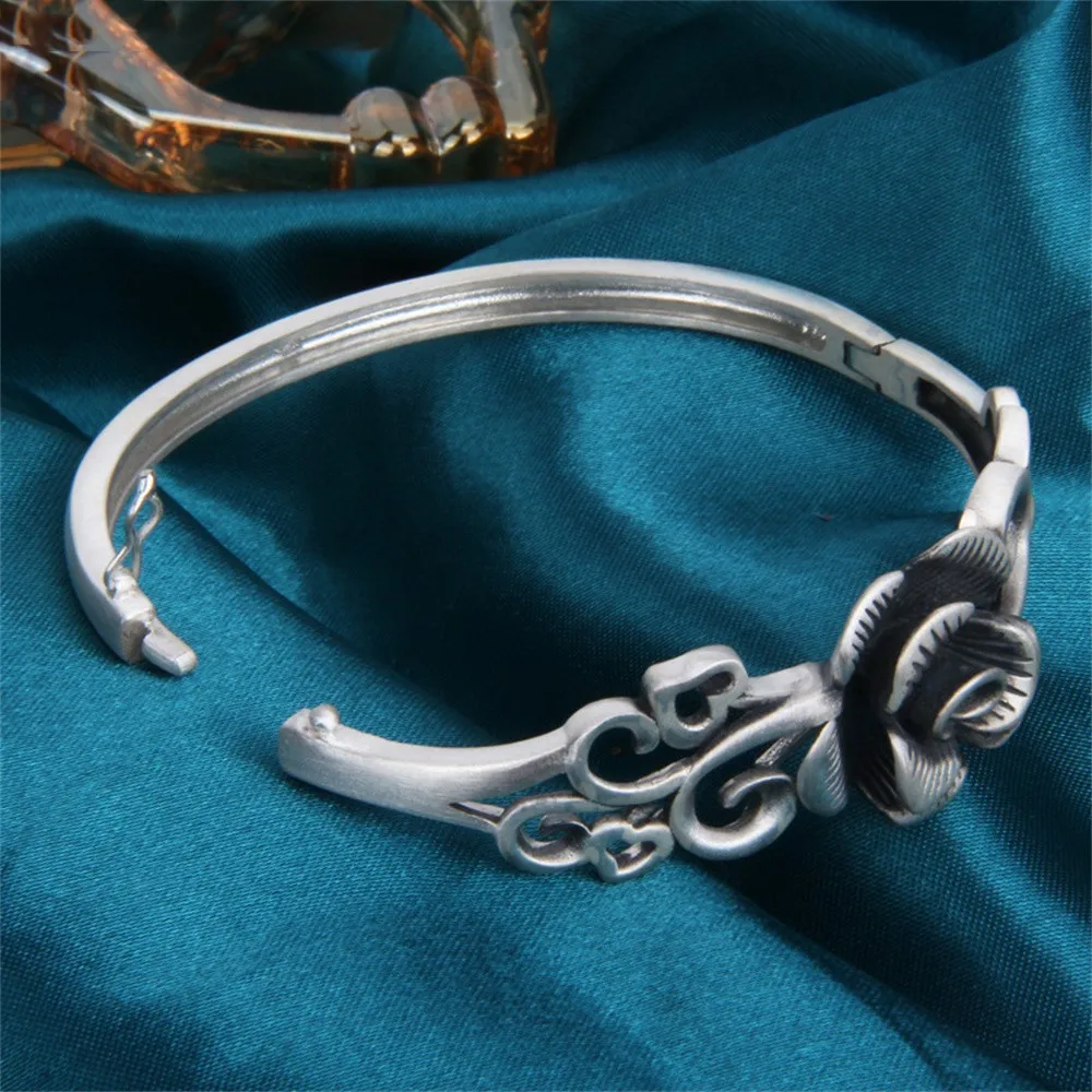 Женский серебряный браслет с подвесками BOCAI S990 пробы