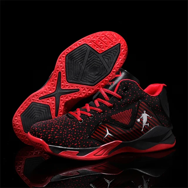 New Unisex Basketball Shoes Men High Top Sports Air Cushion Hombre Athletic Male Boots Women Comfortable Breathable Sneakers 4