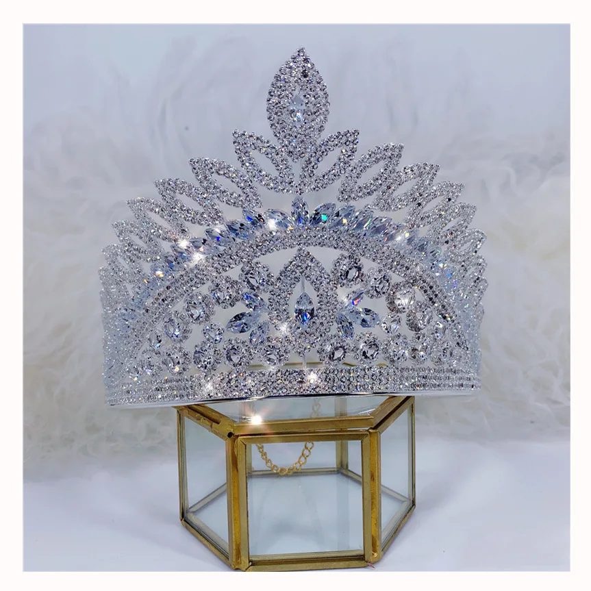 

Bridal petite hair accessories bow head jewelry Zircon