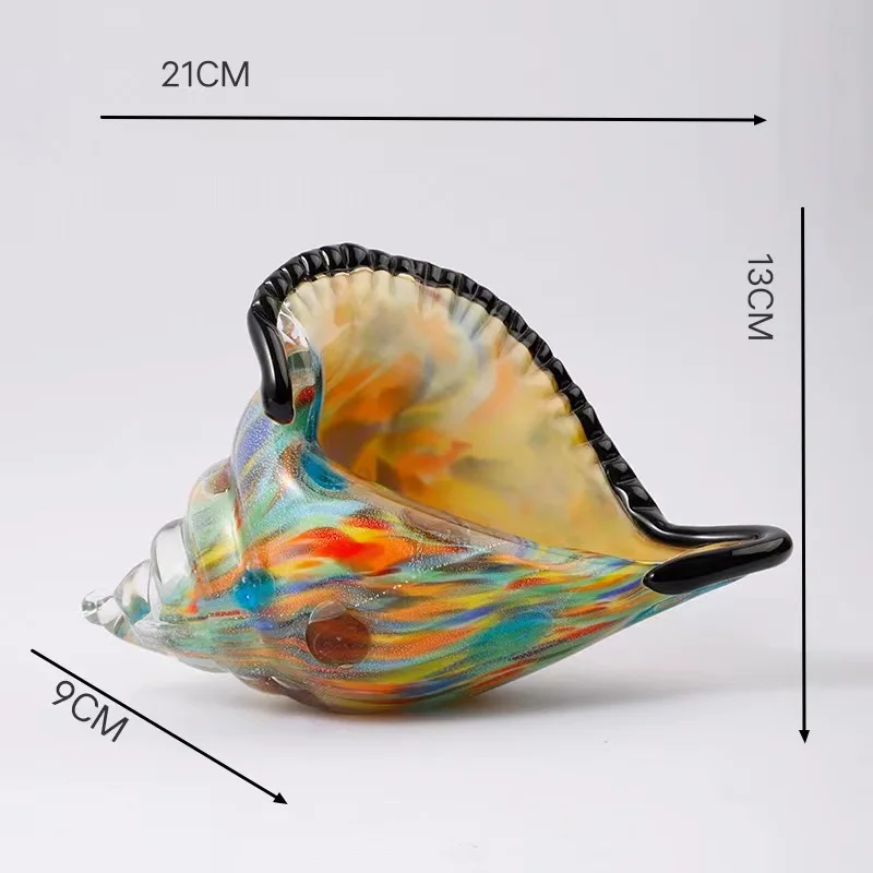 

Стеклянная художественная скульптура раковины