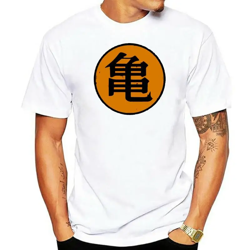 

Roshi Gym T-Shirt Kame Sign Summer Fashion Teen Male Short Sleeve Pattern O-Neck Hipster T Shirt Custom
