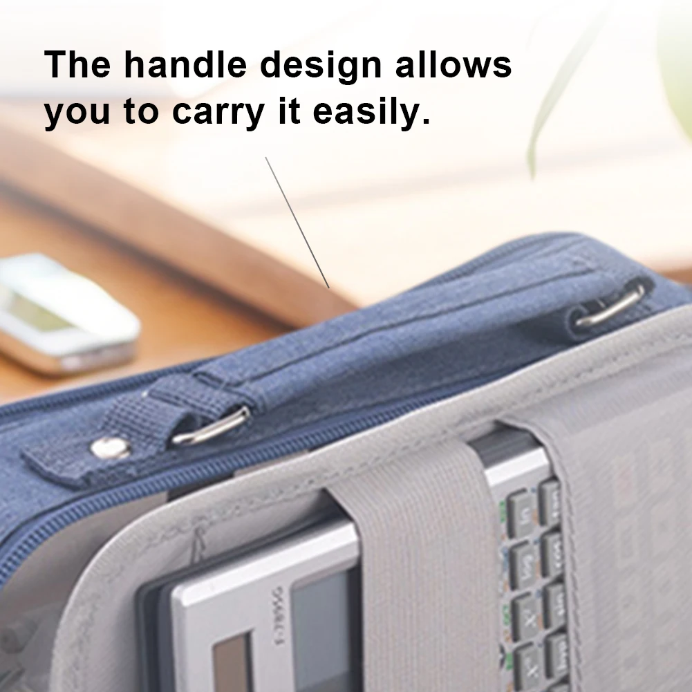 Сумка Для Фотографий Большой Емкости С Ручкой. Простой Дорожный Пенал.