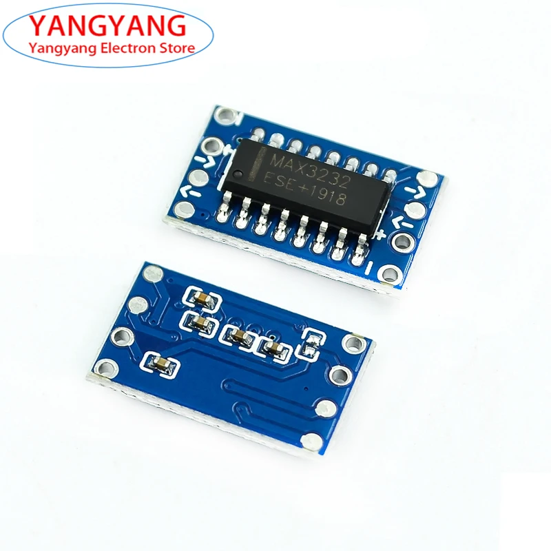 

5-10pcs/Lot New XD-26 MAX3232 MCU Mini RS232 Level to TTL Level Board 115200bps Converter Adaptor Module Serial Converter