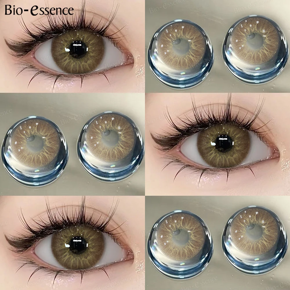 

[RU SHIP] био-эссенция 1 пара цветных контактных линз для глаз натуральные контактные линзы Модные линзы синие линзы для глаз зеленые линзы