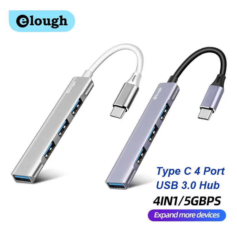 

Док-станция с 4 портами USB 3,0 и USB Type-C для ноутбуков