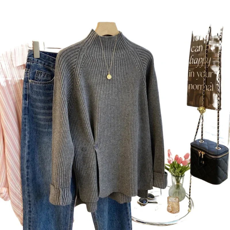 Женский дизайн чувственная ниша новая утолщенная верхняя одежда свободного кроя