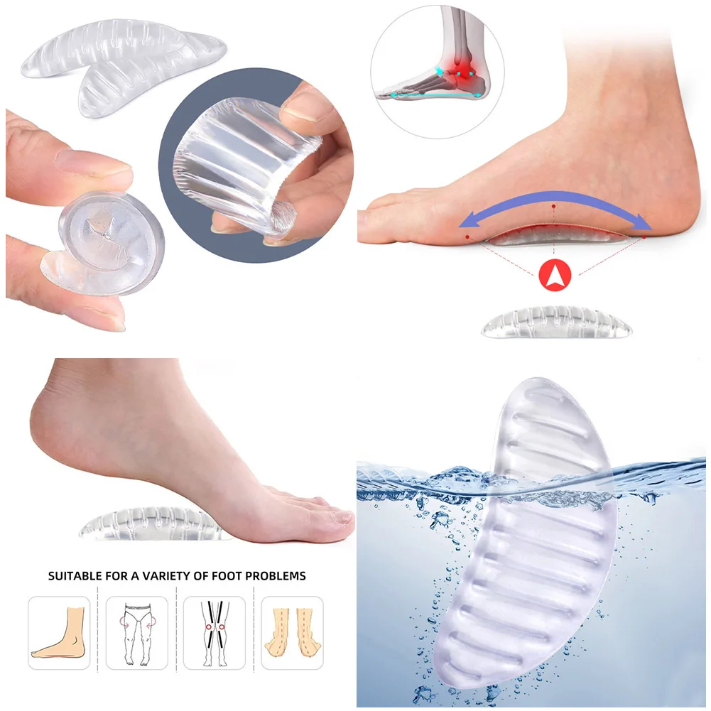 

2 шт., профессиональные ортопедические стельки с силиконовым гелем