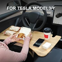 2 in 1 portable car laptop desk for tesla model 3 y car tray table multipurpose car table for eating computer snack lunch drink