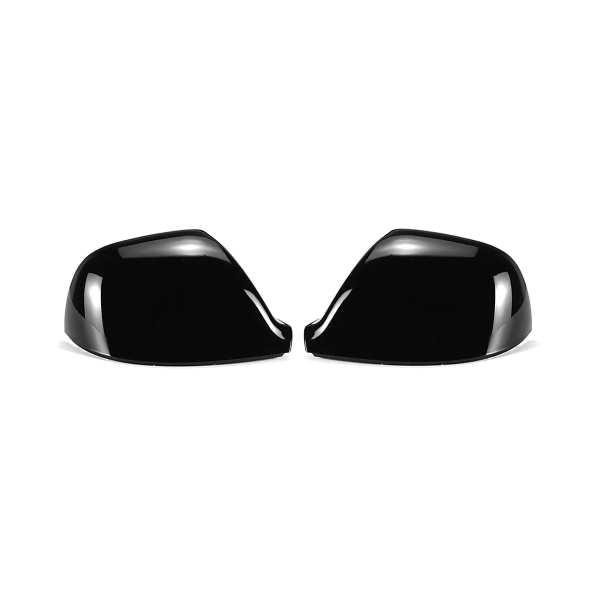 

Car Bright Black Side Rearview Mirror Cap Cover Mirror Cover Direct for Transporter T5 T5.1 2010-2015 T6 2016-2019