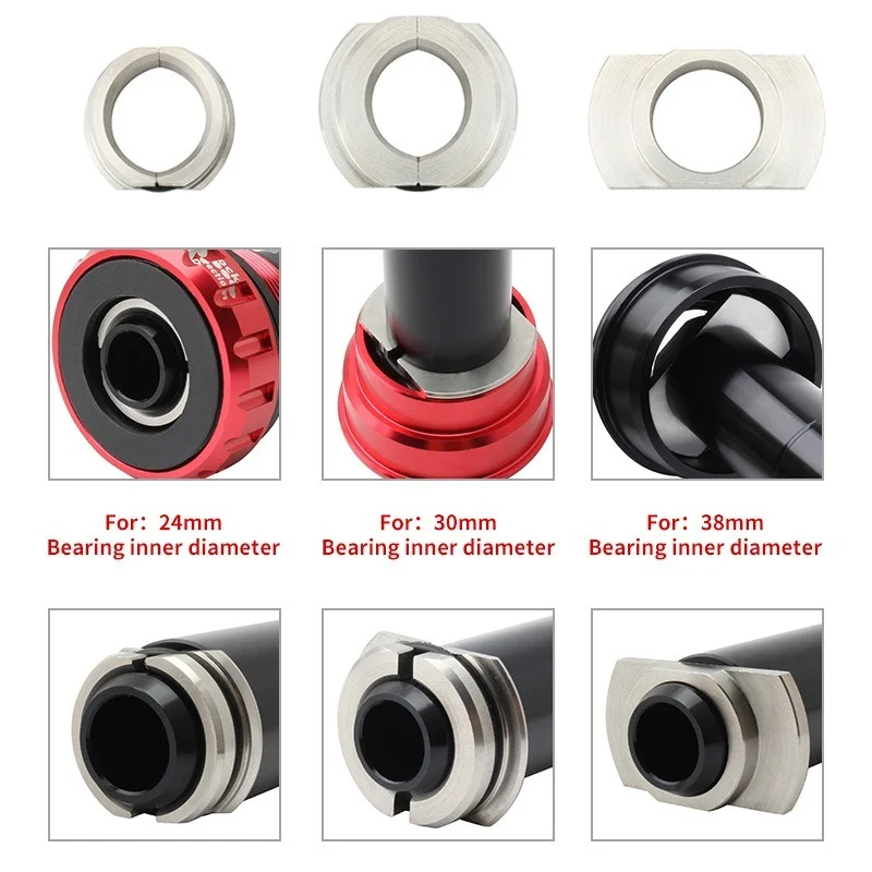 

Bike Bottom Bracket Bearing Disassemble Tool 24mm 30mm 38mm Stainless Steel Removal Bearing extractor Repair Parts
