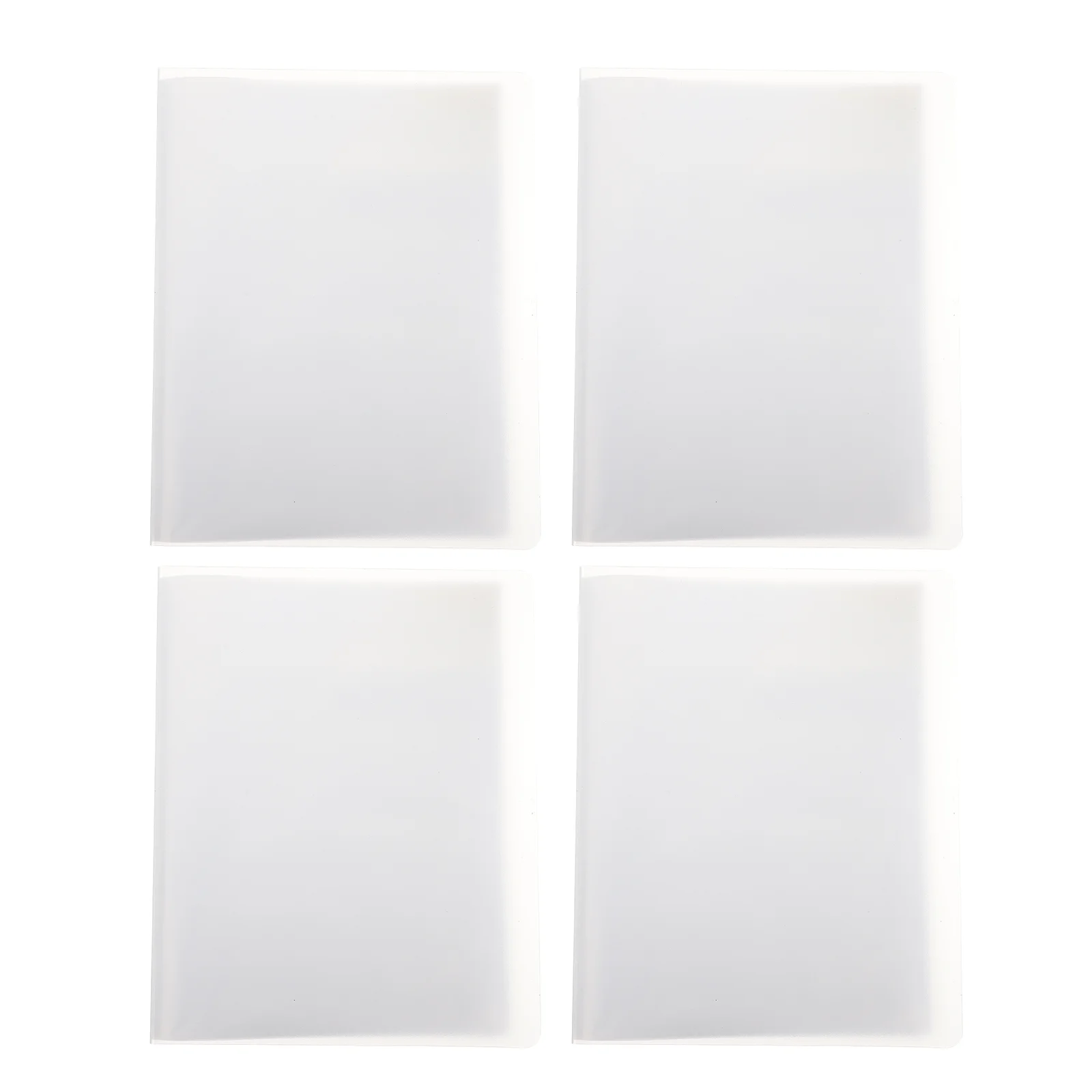 

4 Pcs Photo Album Folder Child Albums Ticket Holder Pockets Pp Plastic Photos