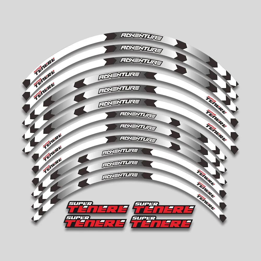 

Super Tenere Motorcycle Accessories Sticker Wheel Hub Reflective Stripe Rim Tire Decals For YAMAHA XT1200Z XT1200ZE XT 1200 Z ZE