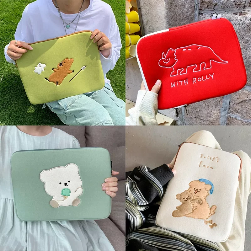 

Laptop Sleeve Bag Notebook Tablet Sleeve Cover 11 12 13.3 14 15 Inch Women Sleeves for Ipad MacBook Pro 2020 HP ThinkPad Huawei