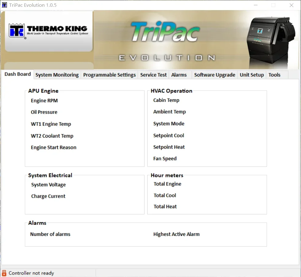 EPC-SOFTWARE Thermo King TriPac Evolution Service Tool 1.0.5