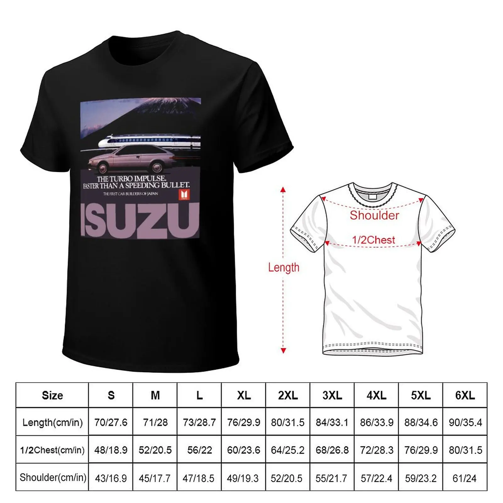 ISUZU IMPULSE TURBO - BULLET TRAIN / MT FUJI футболки для мальчика custom t shirt design your own men clothing