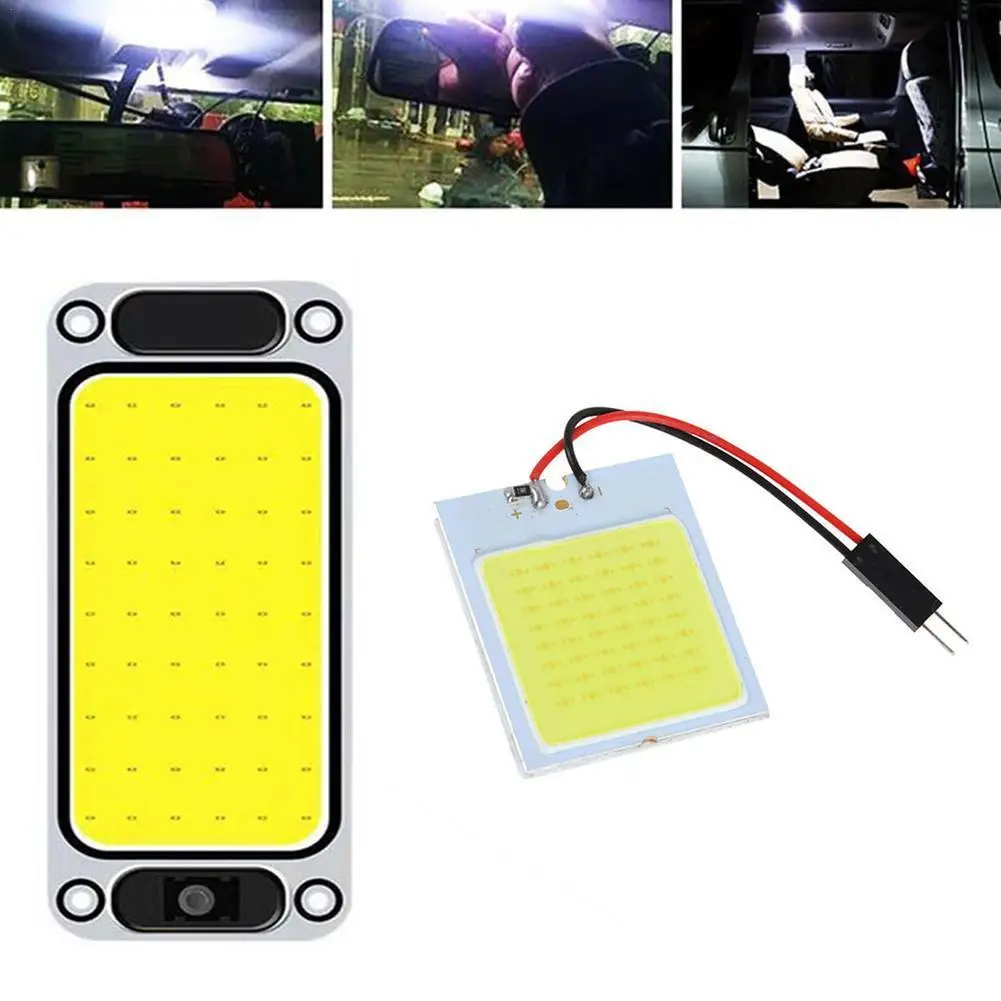 

54 LED COB Car Reading Lights Universal Car Truck Dome Interior Reading Lamp High Brightness Cabin Roof Panel Light 12V 24V