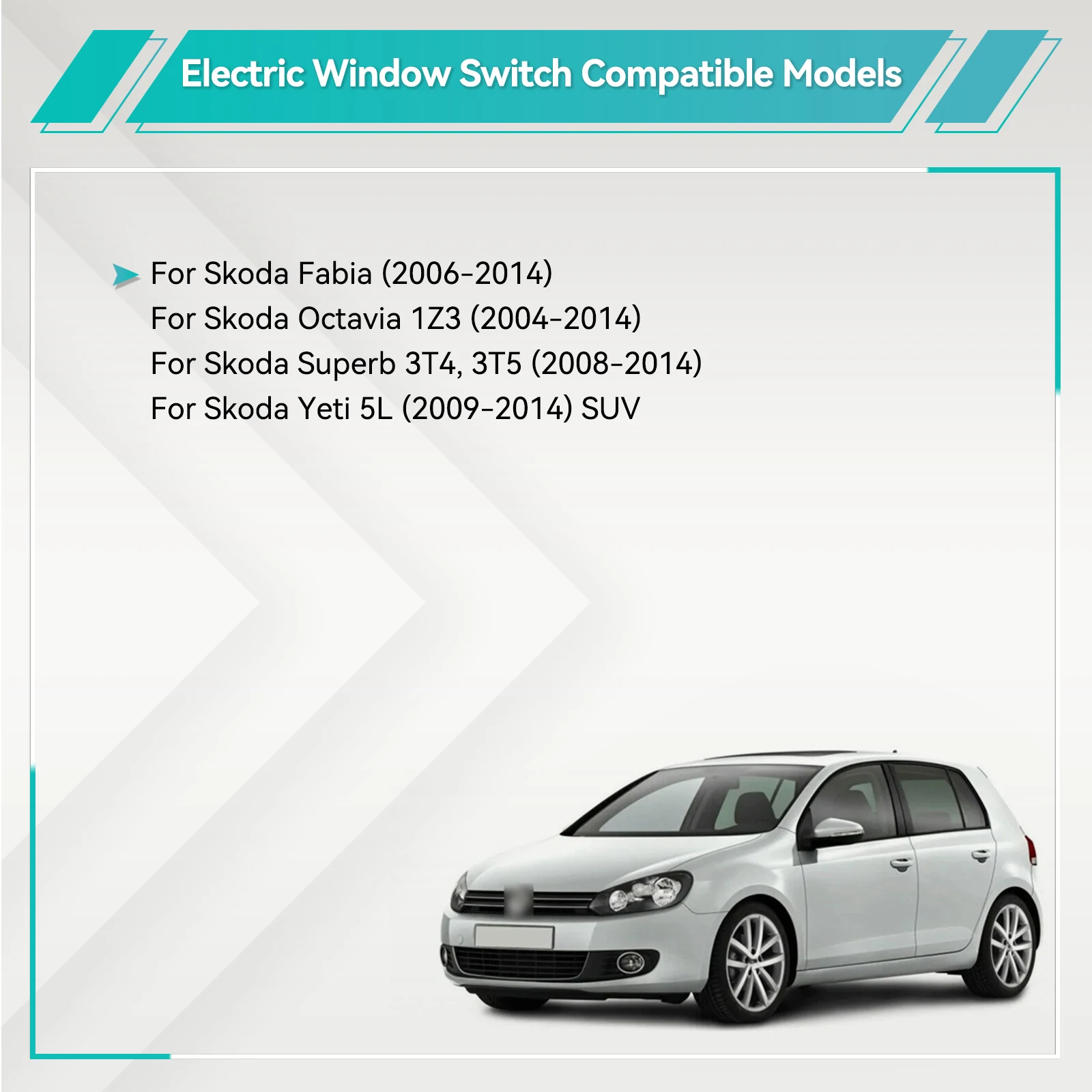 Электрический переключатель управления стеклоподъемником со стороны водителя