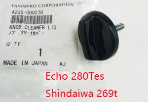 

Lock Nut Air Input Filter Clear Plastic Cover For ECHO CS 280TES Shindaiwa 269T Top Chain Saw Black Color