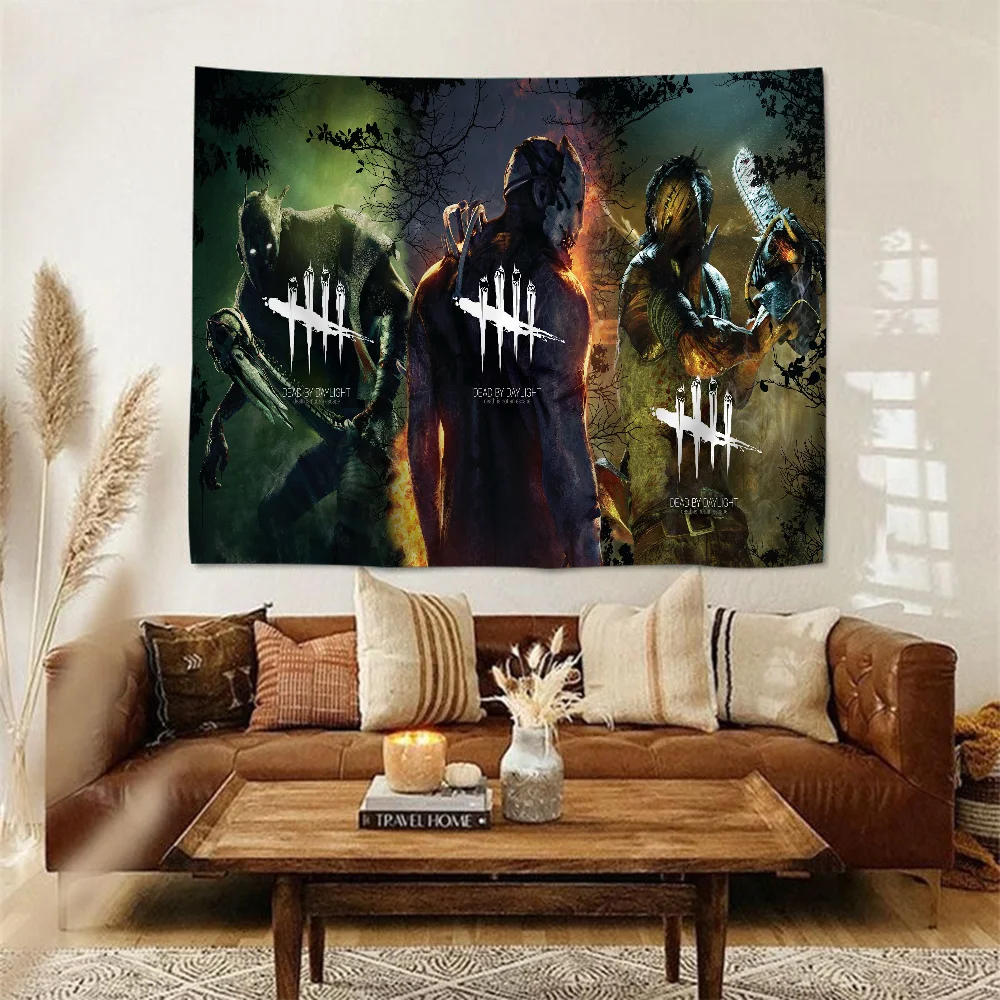 Dead By D-Daylights DIY Настенный гобелен Искусство Научная фантастика Комната Домашний