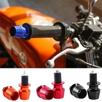 2pcs aluminum alloy motorcycle motorbike handlebar end plugs grips cap stoppers 12