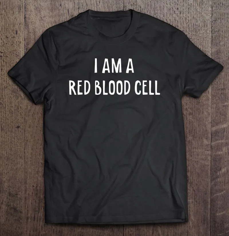 

Мужская футболка с рисунком I Am A Red эритродержатель Nerdy Science, мужские футболки Гранж, мужские рубашки, аниме одежда, футболка