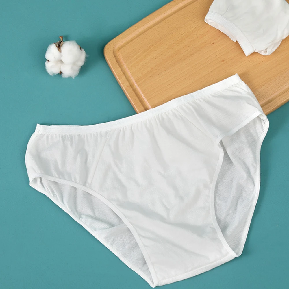 

5 Pack Travel Disposable Panties Female Cotton Pregnant Women Panties Travel Shorts Session Lingerie Sexy Underwear Seca