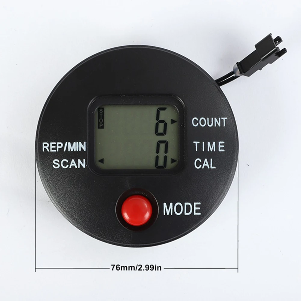 Монитор велосипедного тренажера с цифровым дисплеем и счетчиком шагов для